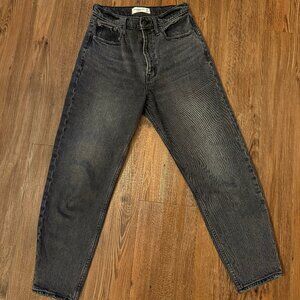 Abercrombie Black Mom Jeans
